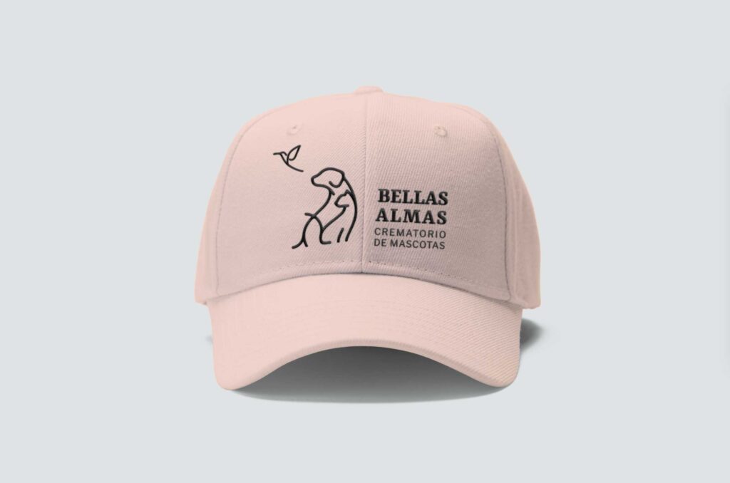 Bellas Almas Crematorio. Gorra- CD comunicación y diseño.